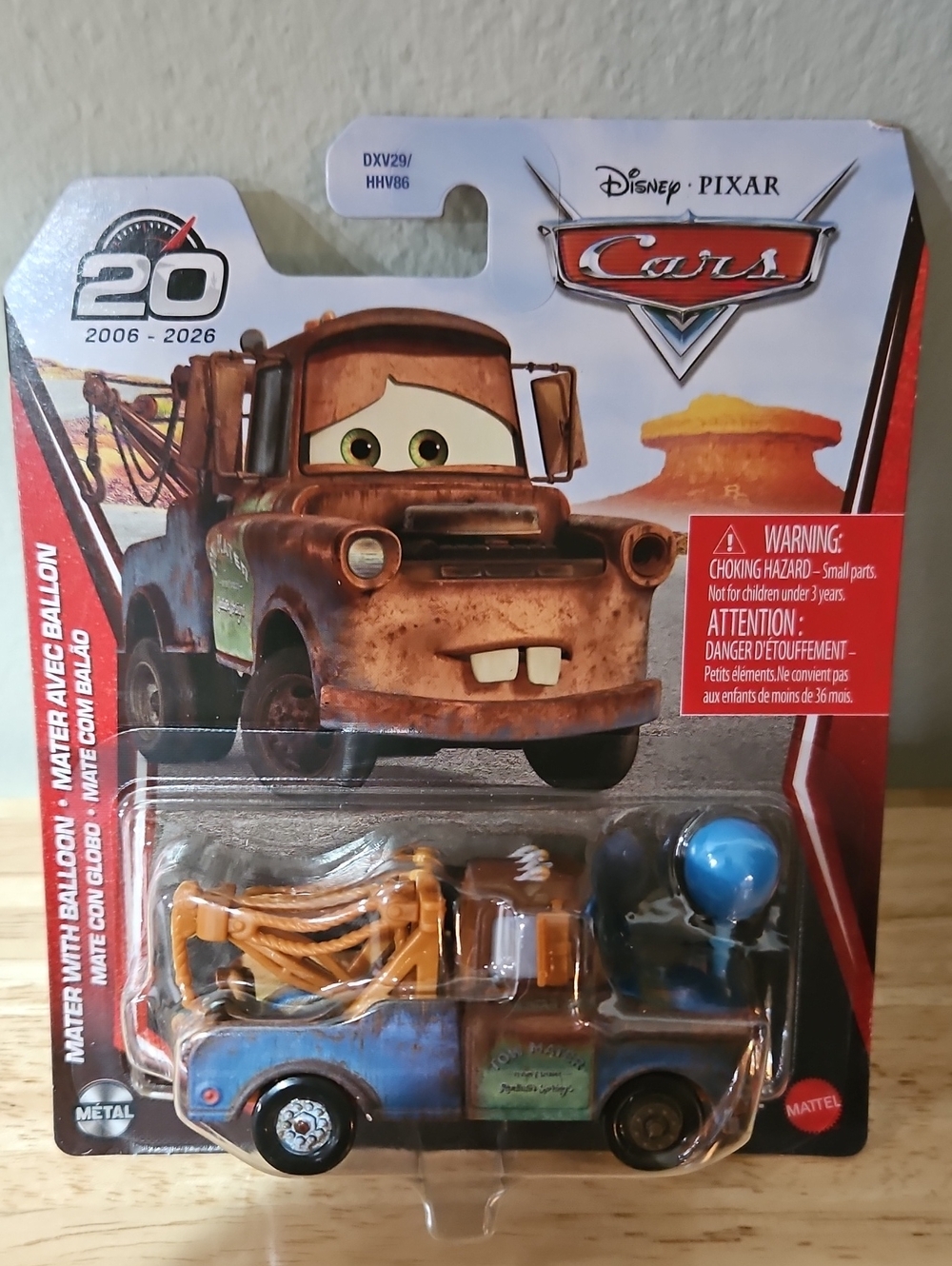 Disney Pixar Cars Mater with Balloon 2026 HFB47 Diecast NEW